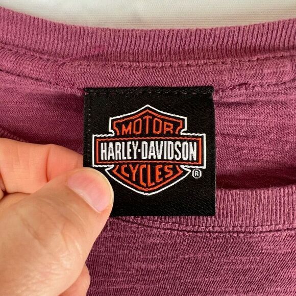 Harley-Davidson Women's Brown Graphic Tee XL Short Sleeve Casual - Picture 4 of 8